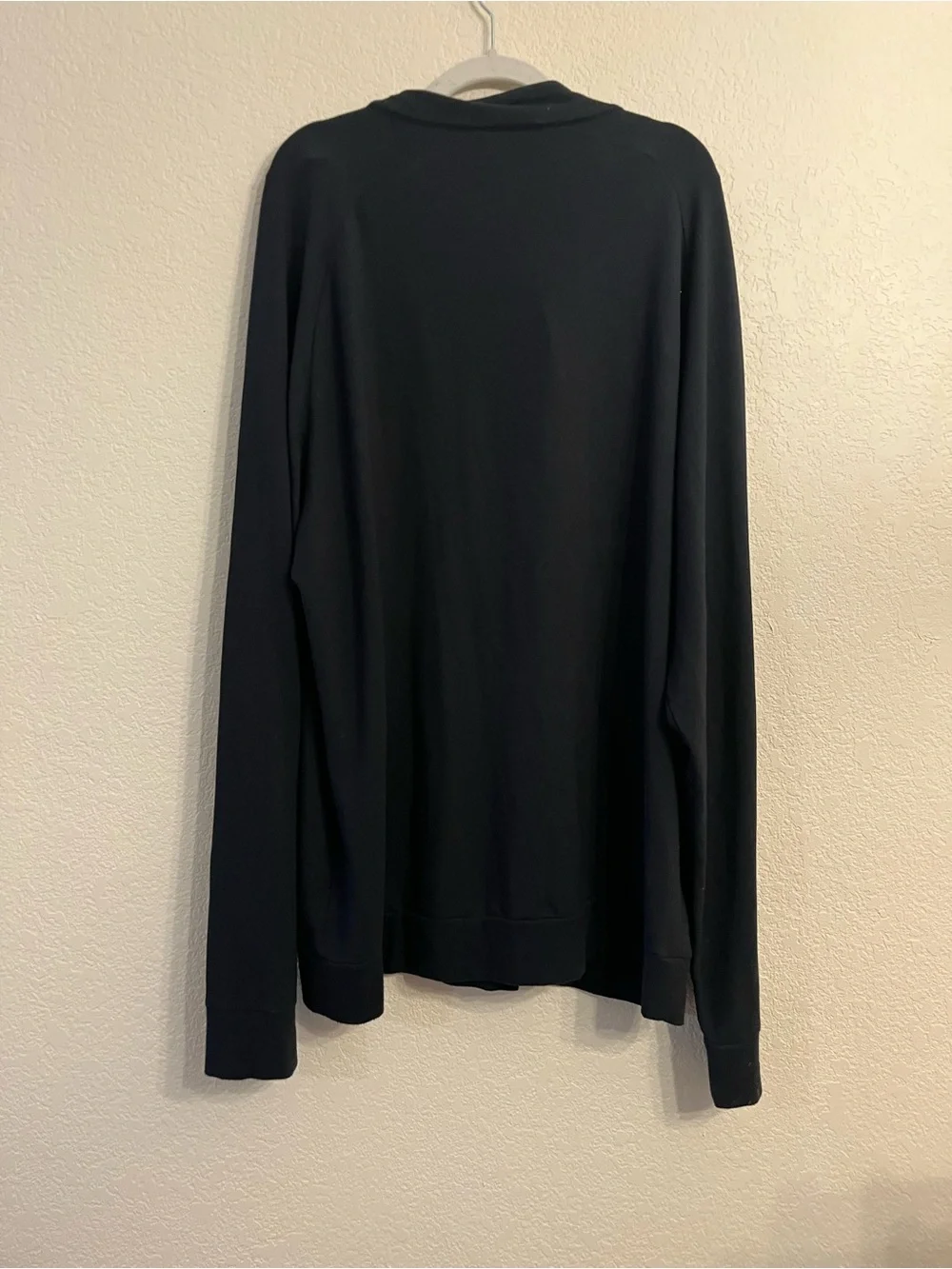 Travis Mathew Black Zip-Front Pullover